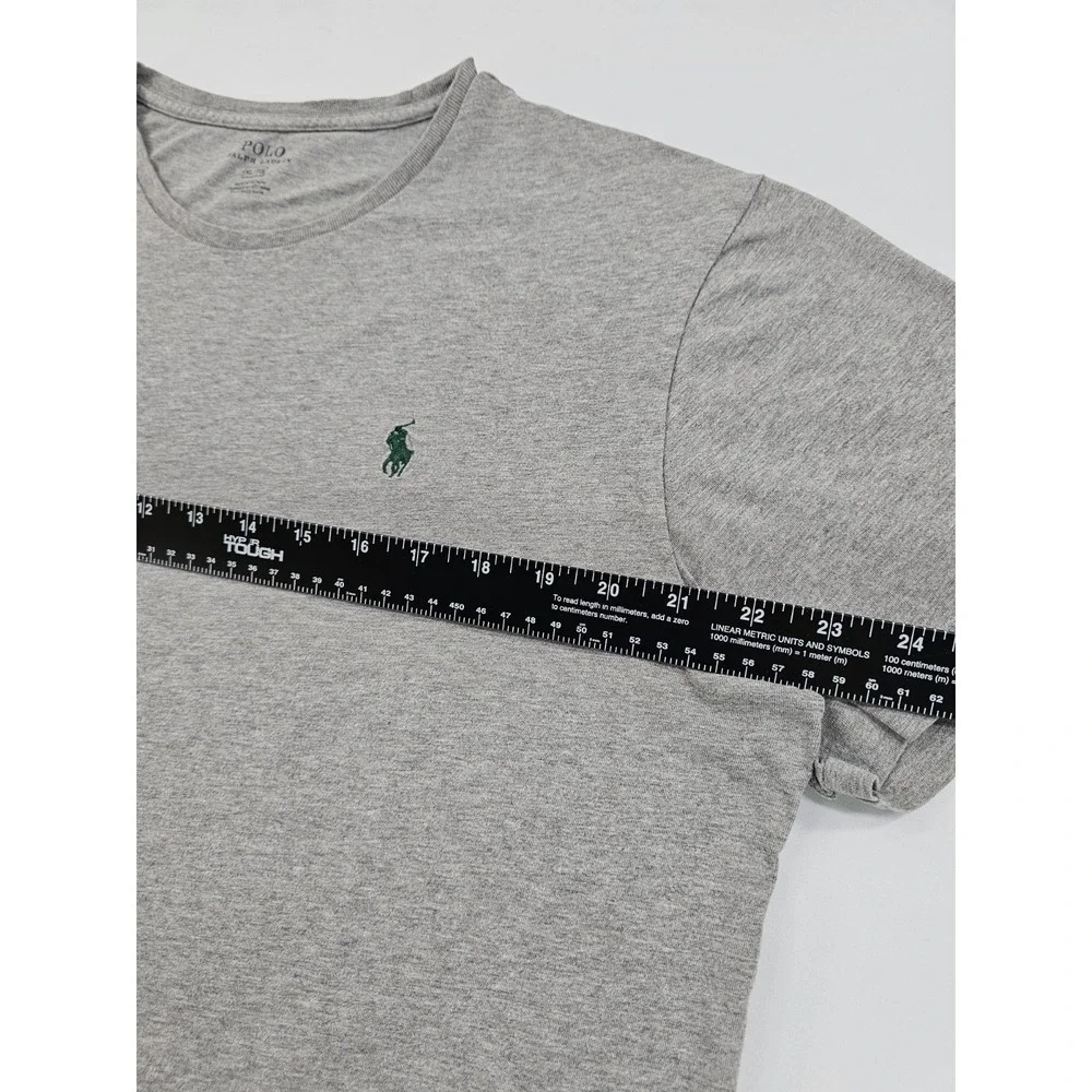 Vintage Single Stitch Polo Ralph Lauren Casual Men's XLarge Light Gray T Shirt